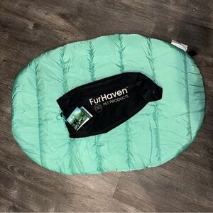 FurHaven Mint Green Pet Bed